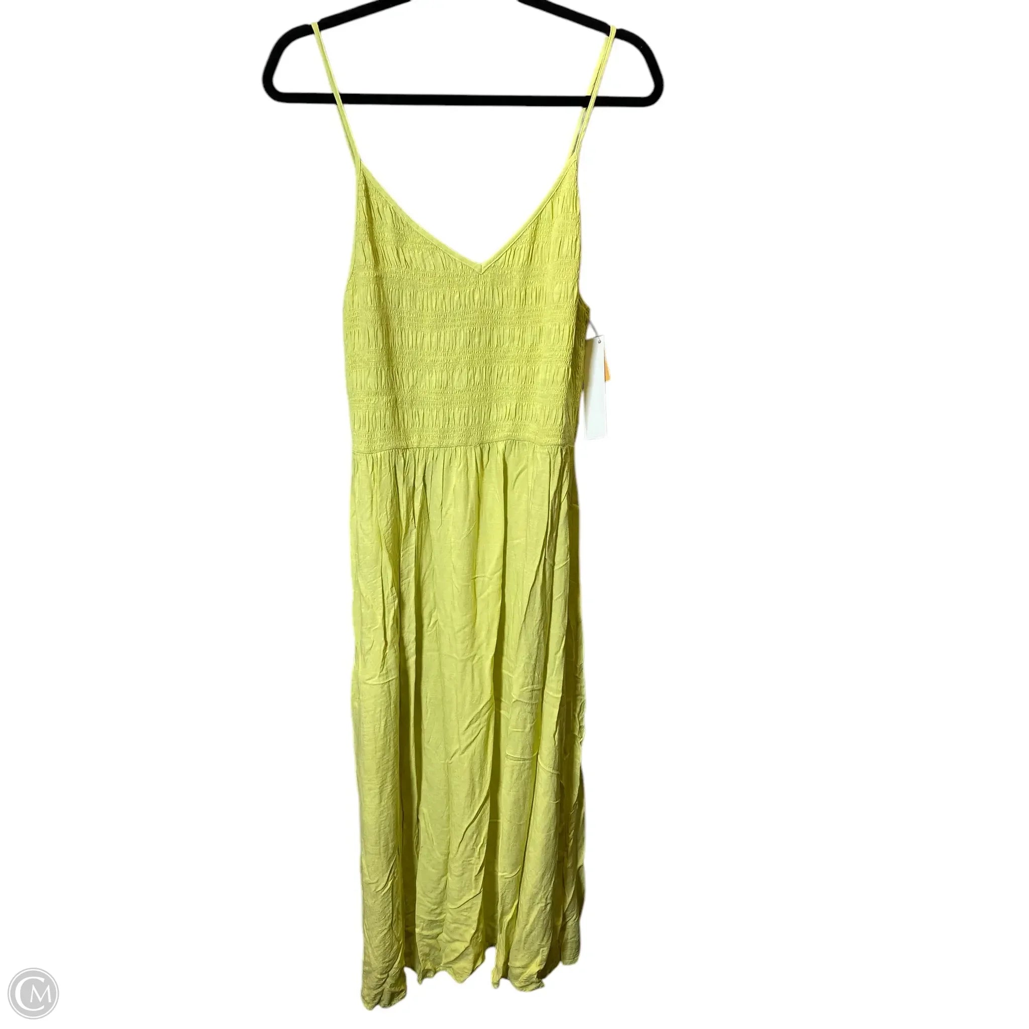 Dress Casual Midi By Wild Fable In Yellow, Size: M Tunics Luxurious high-end