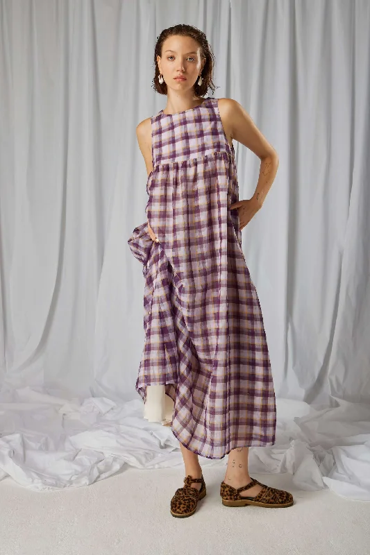 Sperone dress in Symmetry weave Cowl Neckline Elegant
