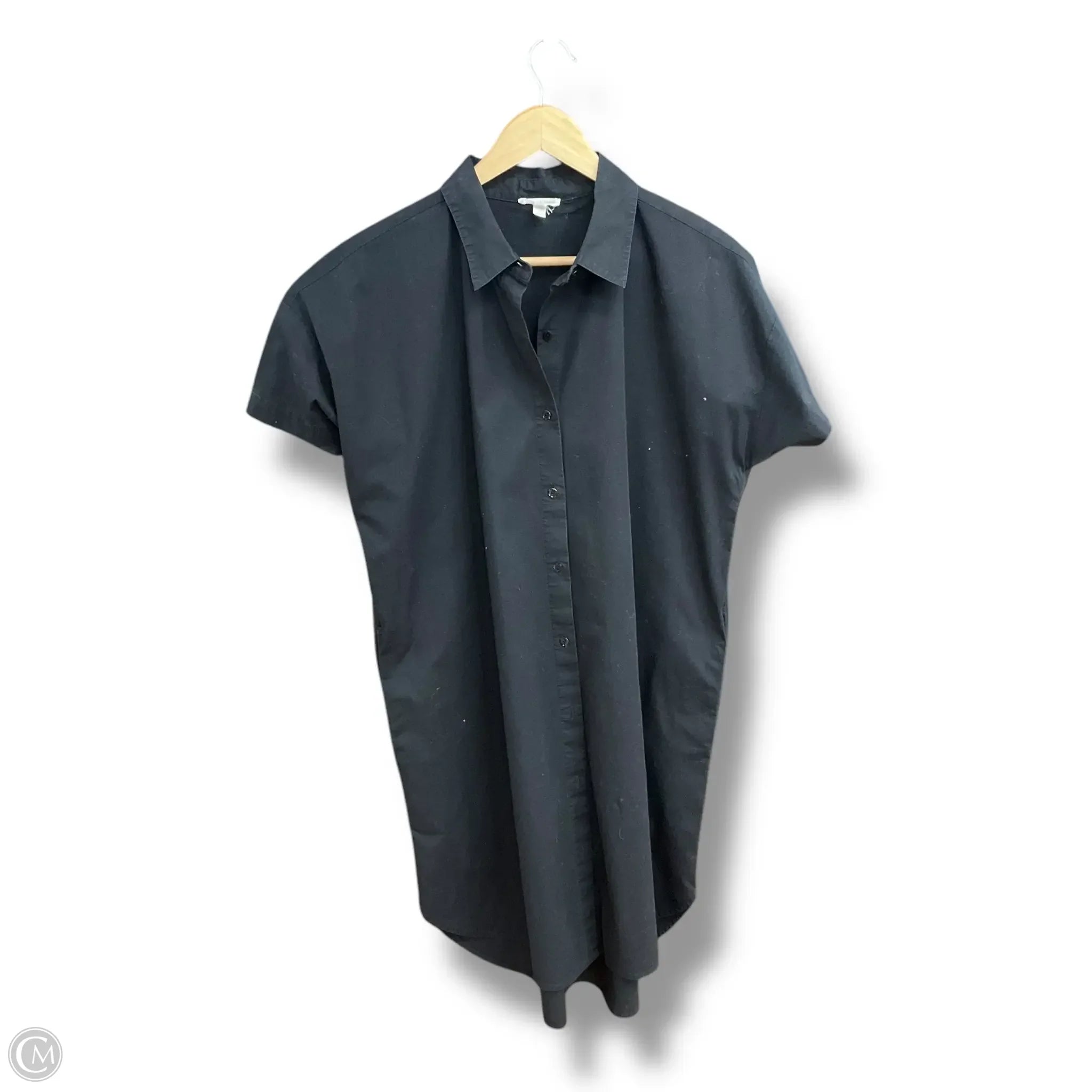 Dress Casual Short By Eileen Fisher In Black, Size: L Tunics Exclusive limited