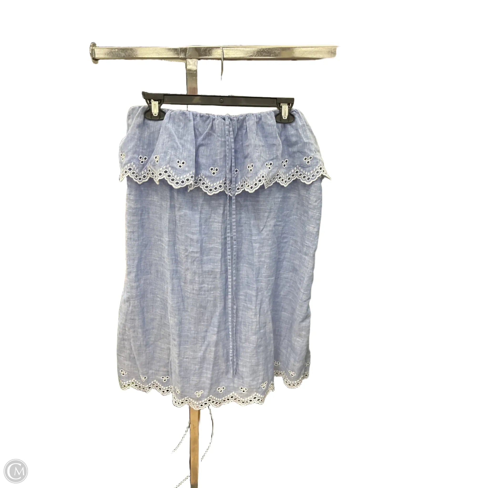 Dress Casual Short By J. Crew In Blue, Size: M Tunics Brand named
