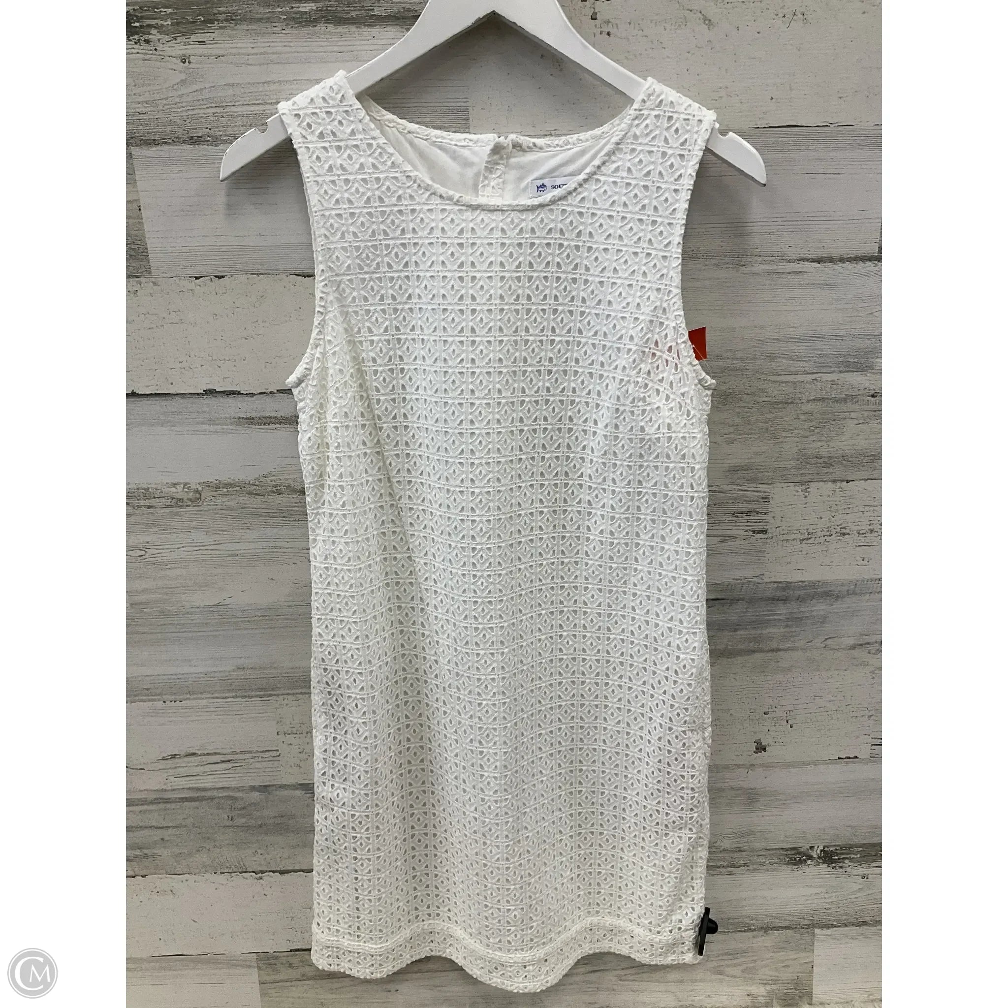 Dress Casual Short By Southern Tide In White, Size: 4 Tunic Top Casual