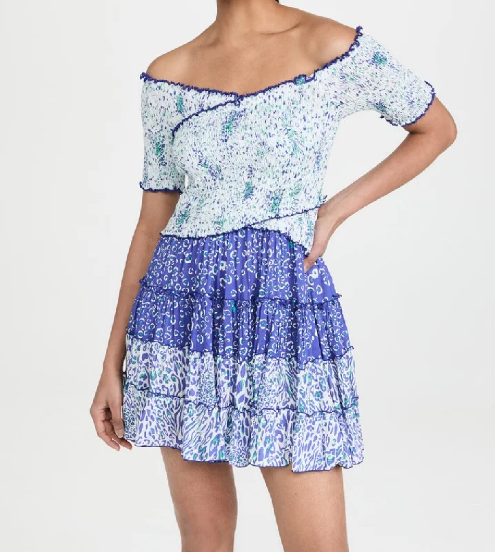 Mini Dress Soledad Blue St. Tropez Viscose Cozy T-Shirt Mini Dress