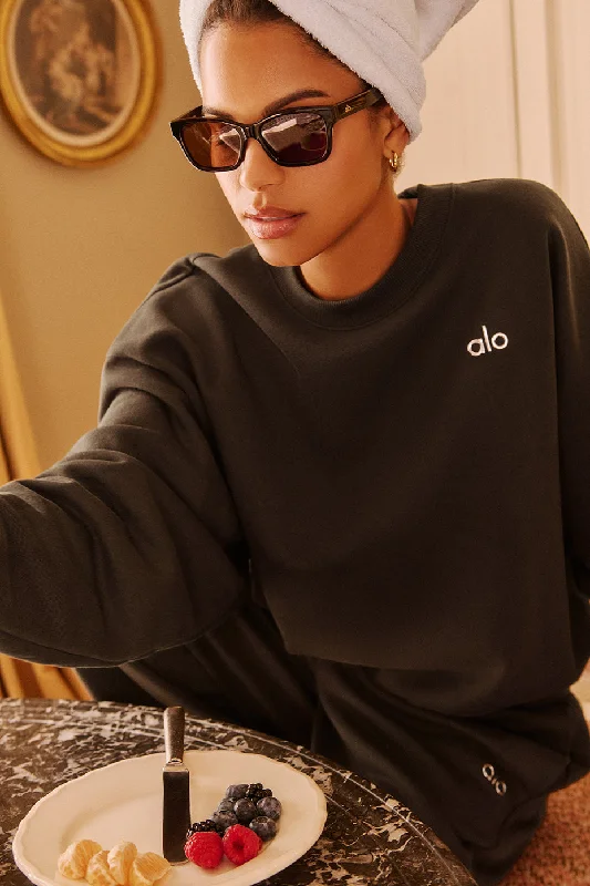 Accolade Crew Neck Pullover - Espresso Halter Neck Top