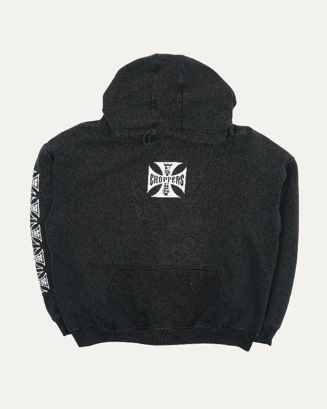 West Coast Choppers Hoodie Hoodie with Batwing Sleeves Loose Dramatic