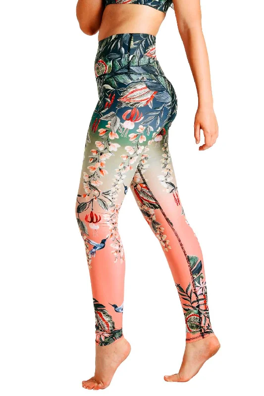 Feeling Ferntastic Printed Yoga Leggings Comfortable Classic Yoga Leggings