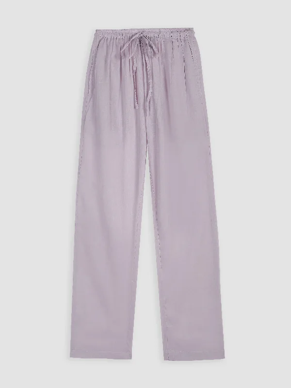 ESSENTIAL TROUSERS IN LAVANDER Trousers fashionable chic