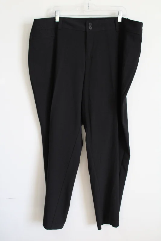 CJ Banks Black Trousers | 24 Trousers Velvet Soft