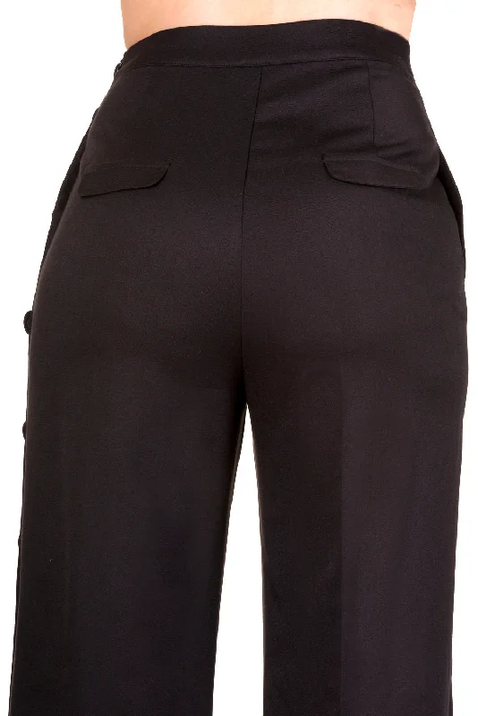Banned Apparel - Shot In The Dark Trousers Trousers Satin Smooth