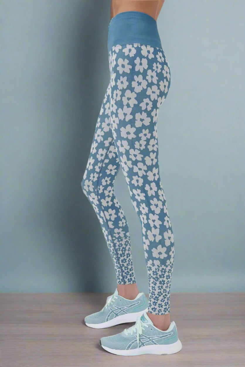 Spiritual Gangster Love Sculpt Jacquard Leggings as seen on Whitney Port Casual Black Leggings