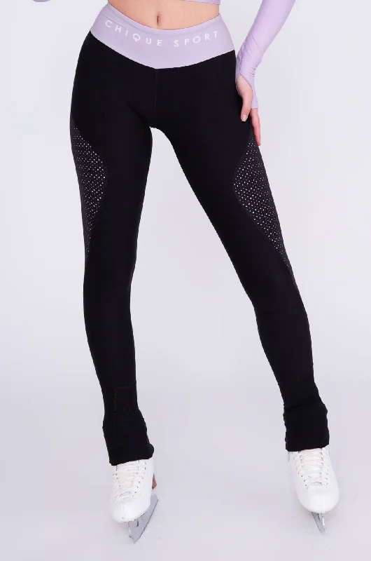Empower On-Ice Leggings in Amethyst Comfortable Lounge Leggings