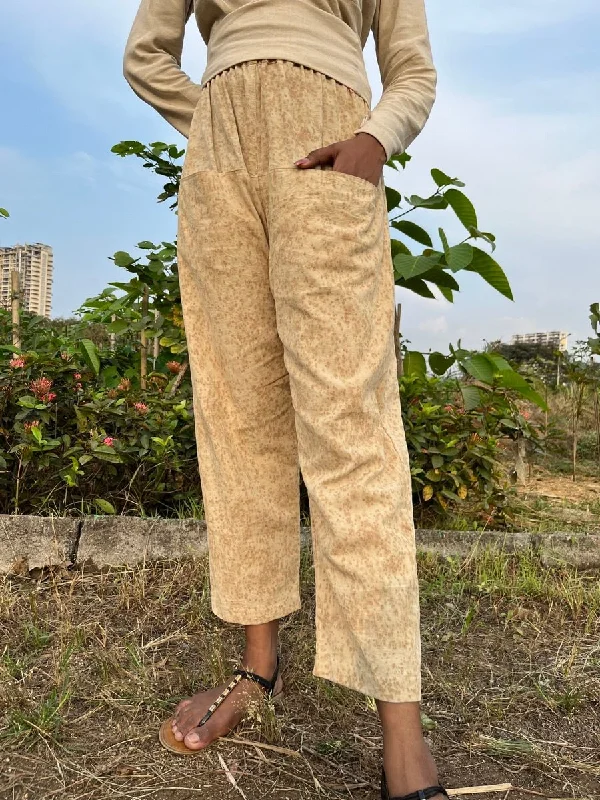 Trousers with pockets | Cordruoy Pants | Natural Dye | Eco printed trousers Trousers Party Sparkling Trousers with pockets | Cordruoy Pants | Natural Dye | Eco printed trousers Trousers Party Sparkling