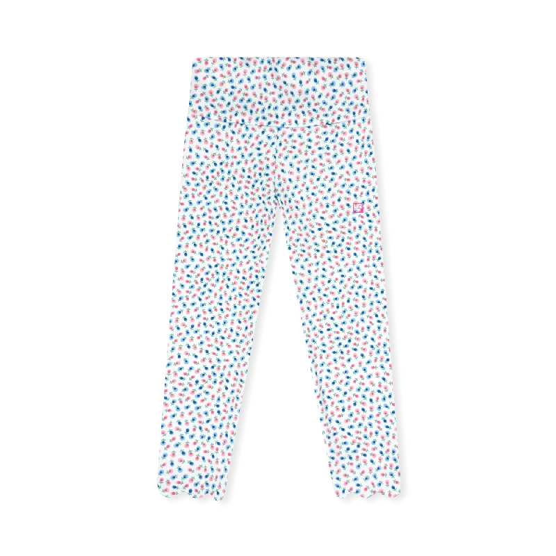 Kindness Blooms Floral Sadie Scallop Athleisure Legging Fashionable Quick-Dry Leggings