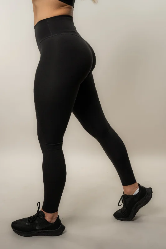 Tall 30" Effortless Classic Leggings - Black Cozy Lounge Pants Leggings