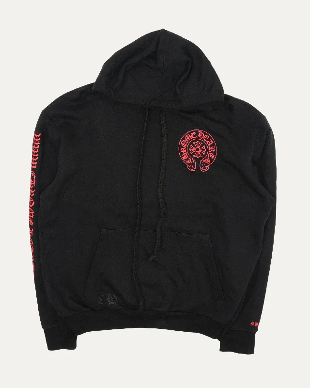 Online Exclusive Horseshoe Logo Hoodie Hoodie with Cuffed Sleeves Snug Secure