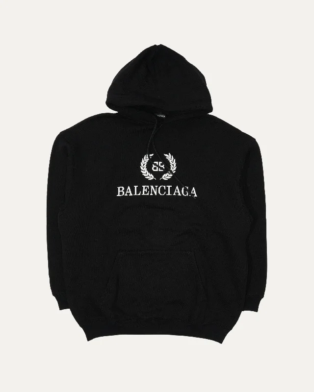 Laurel Logo Hoodie Hoodie with Belted Waist Structured Tailored