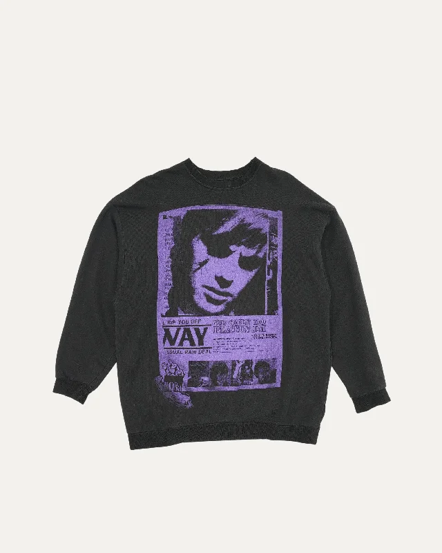 SS03 'Consumed' Collage Sweatshirt Hoodie with Ribbed Cuffs Snug Fit Comfort