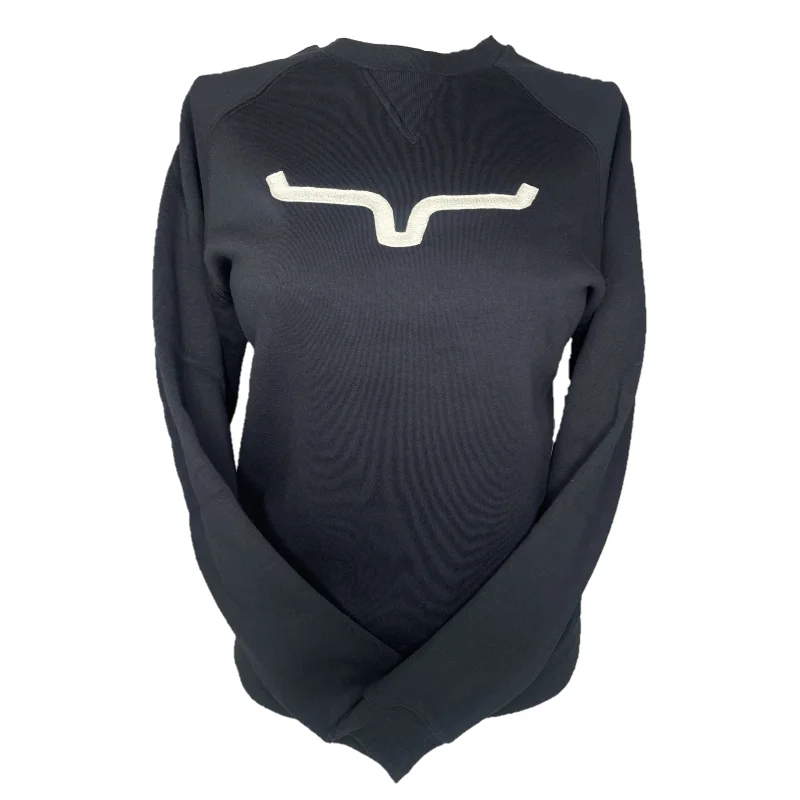 Kimes Ranch® Ladies Vintage Navy Crewneck Pullover VIN-NAVY Turtleneck Warm Pullover Kimes Ranch® Ladies Vintage Navy Crewneck Pullover VIN-NAVY Turtleneck Warm Pullover