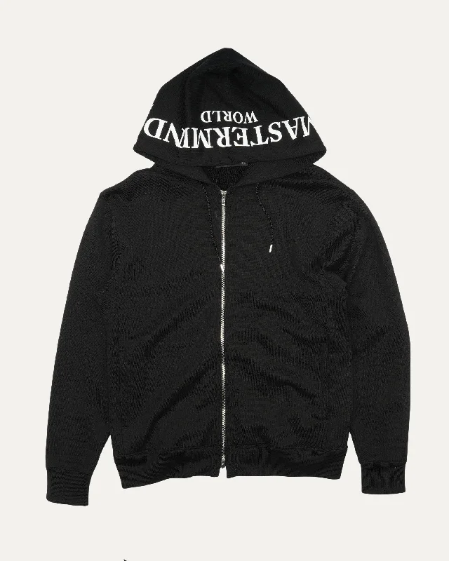 Logo Zip Up Hoodie Hoodie with Tie-Dye Psychedelic Retro