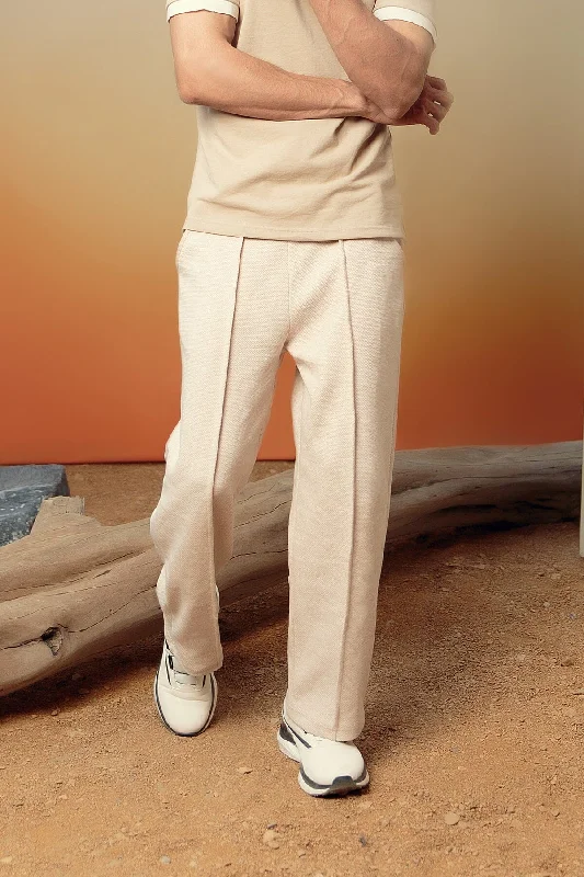 Textured Knit Trousers Trousers Review Highly