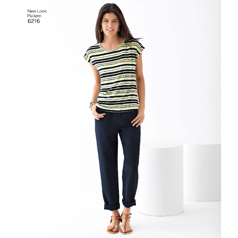 New Look Top and Trousers N6216 Trousers Striped Patterned