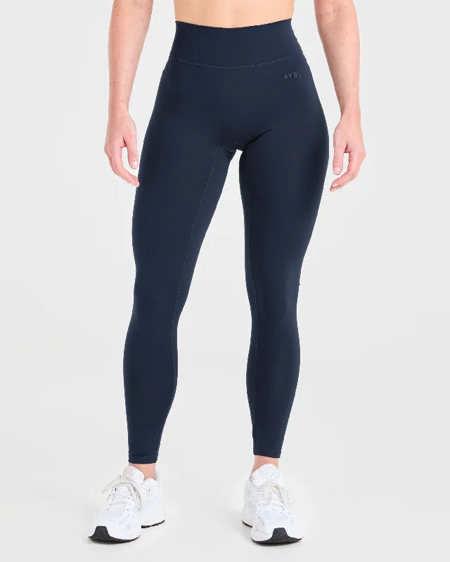 Staple Leggings - Navy Stylish Capri Leggings