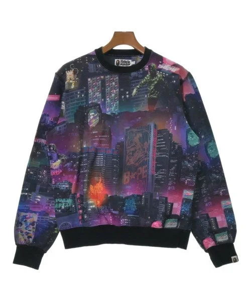 A BATHING APE Sweatshirts Hoodie Dress Longline Feminine