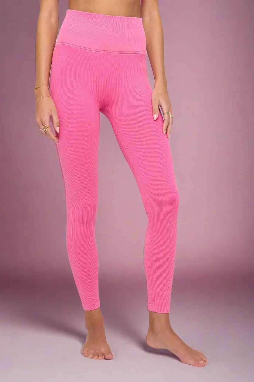 Spiritual Gangster Love Sculpt Seamless 7/8 Legging Fashionable High-Rise Leggings