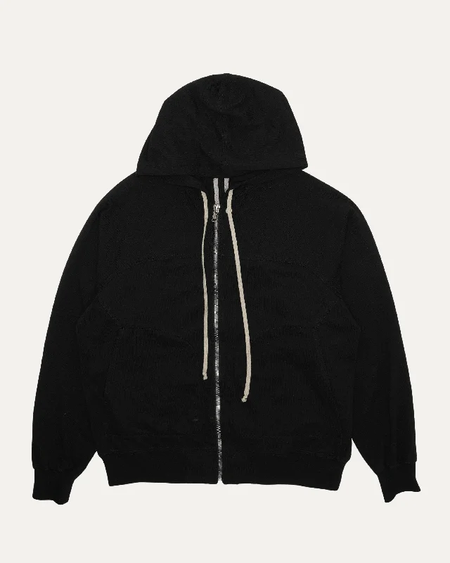 Windbreaker Zip Up Hoodie Hoodie with Puffed Sleeves Voluminous Trendy