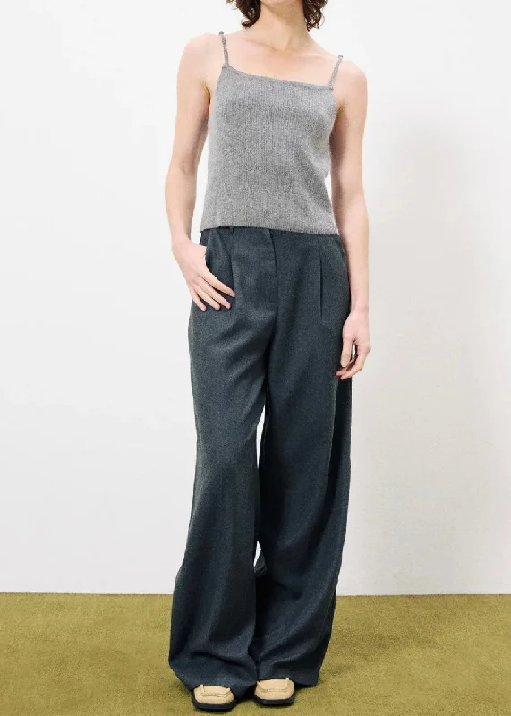 Philip Wide Leg Trousers Trousers Print Floral
