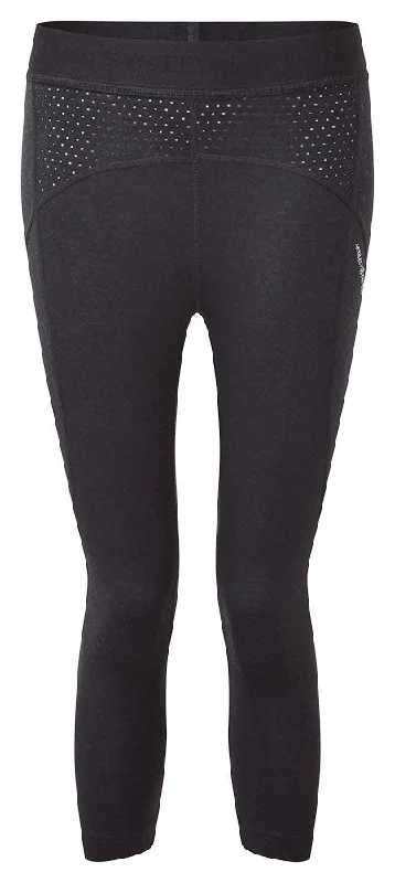 Darkhorse 185 Zoned 3/4 Leggings - Black Comfortable Wide-Band Leggings