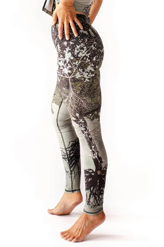 Transformation Printed Yoga Leggings Elegant Velvet Leggings