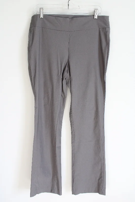 Chadwick's Of Boston Gray Stretch Trouser Pants | 14 Trousers cozy soft