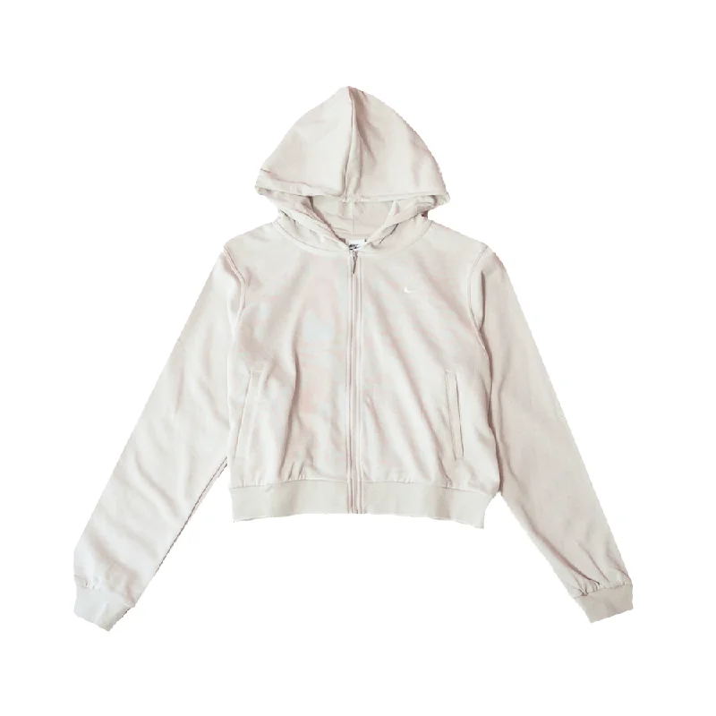 W NSW Chill Terry Loose FZ Hoodie 'Light Orewood Brown' Hoodie with High Neck Warm Protective