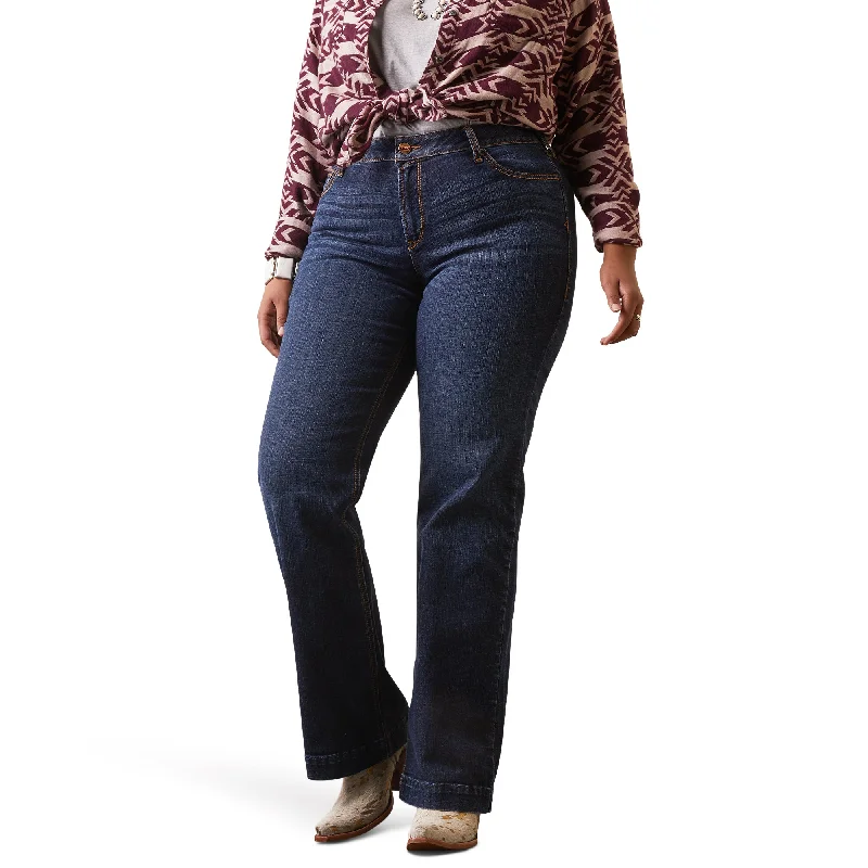 Trouser Mid Rise Lexie Wide Leg Trousers Cargo pockets