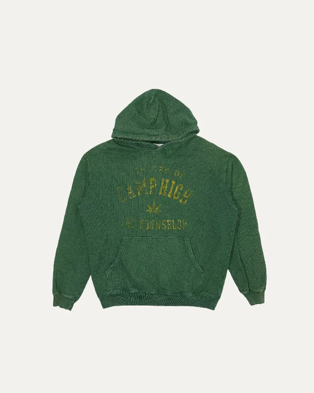 THC Counselor Hoodie Hoodie with Set-In Sleeves Structured Classic
