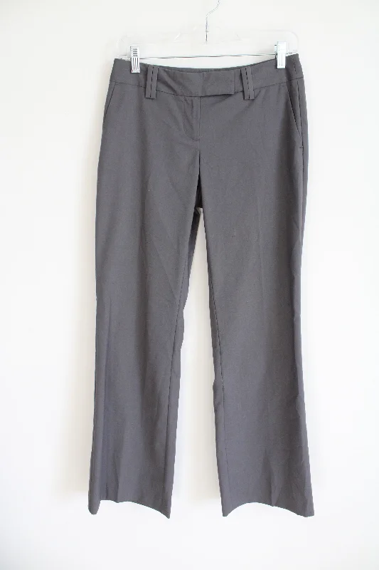 LOFT Gray Work Trouser Pant | 0 Petite Trousers fashionable chic