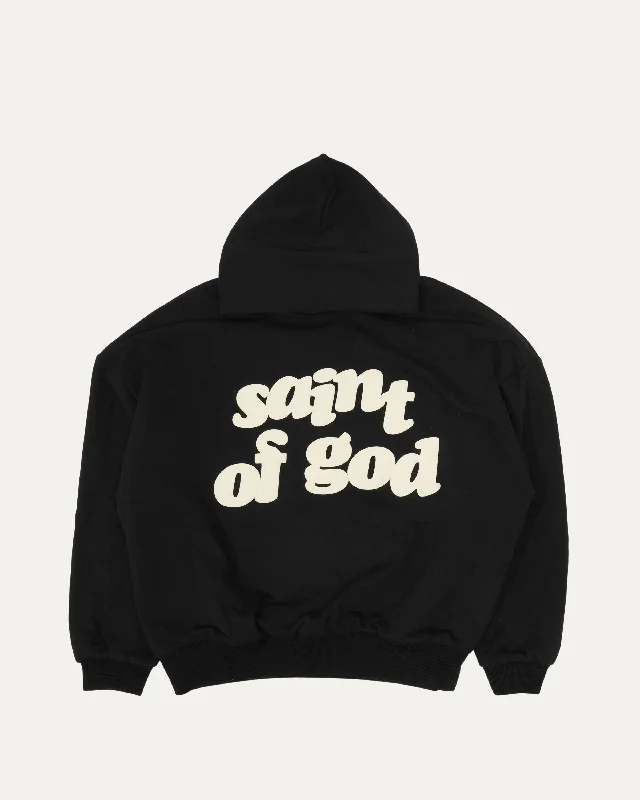 Saint Michael 'Saint of God' Hoodie Hoodie with Raglan Sleeves Sporty Comfortable