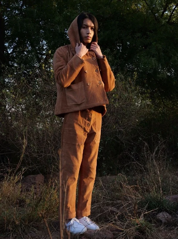Women's Corduroy Trousers | Natural Dye Trousers stylish elegant
