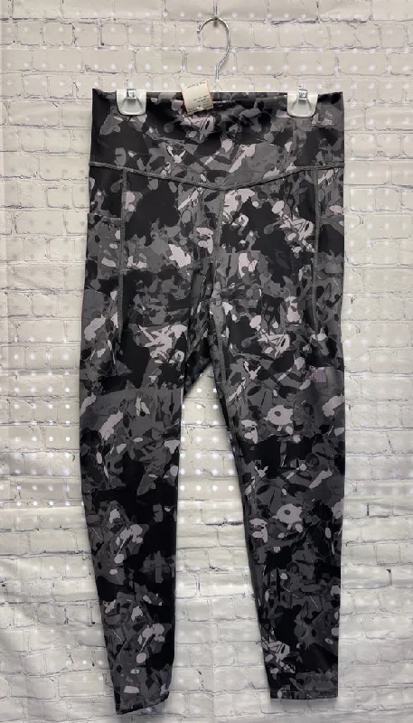 Size X-Large Ladies Gray Print The North Face Leggings Chic Printed Yoga Pants