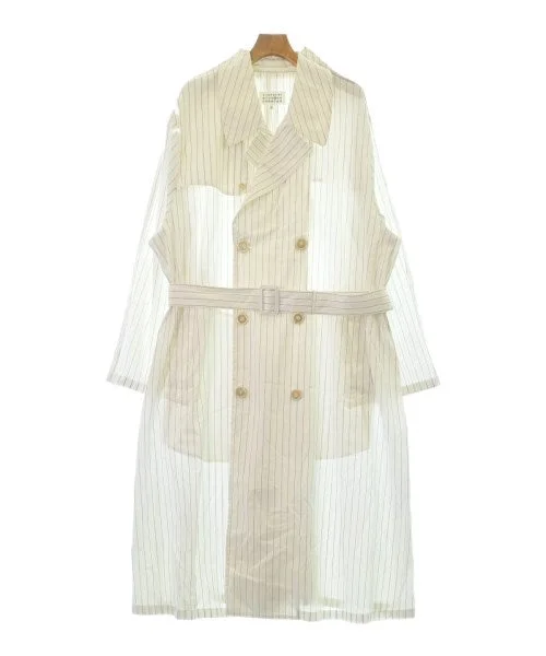 Maison Margiela Trench coats Boat Neck Jacket Square Neck Jacket One-Shoulder Jacket