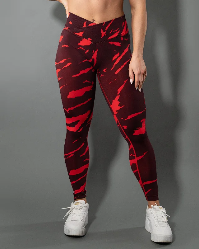 Wild Fire Seamless Leggings Cozy Mid-Rise Workout Leggings