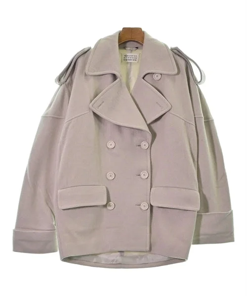 Maison Margiela Pea Coats Mesh Canvas Denim