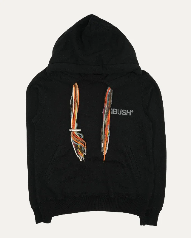 Multi-Drawstring Hoodie Hoodie with Button Placket Classic Preppy
