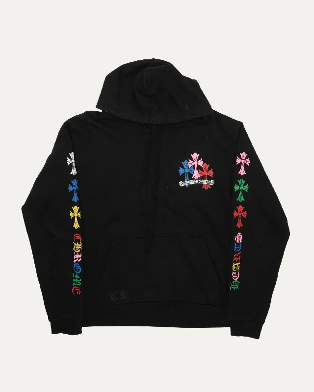 Multicolor Cemetery Cross Hoodie Graphic Hoodie Design Print