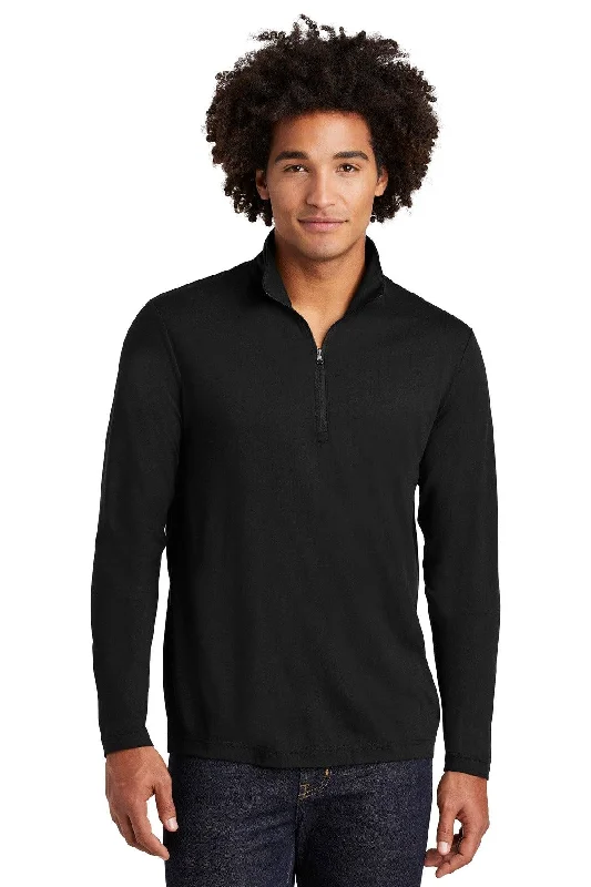 Sport-Tek PosiCharge Tri-Blend Wicking 1/4-Zip Pullover. ST407 Sheath Sleeve Elegant Sport-Tek PosiCharge Tri-Blend Wicking 1/4-Zip Pullover. ST407 Sheath Sleeve Elegant