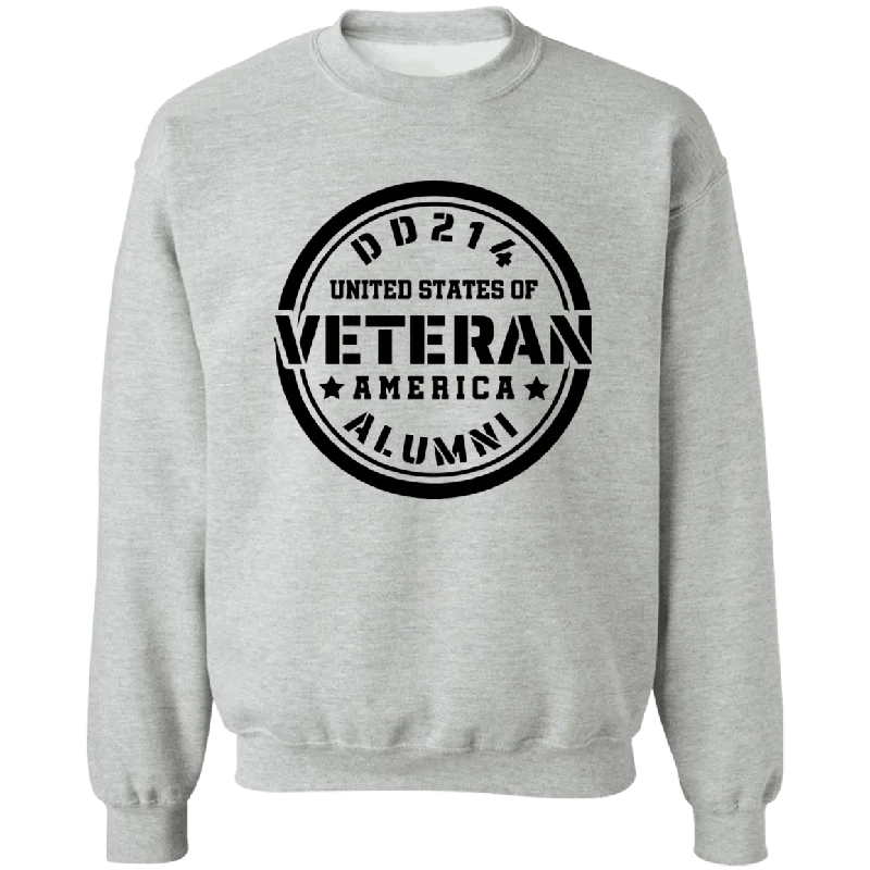 DD214 Ladies Crewneck Pullover Sweatshirt Tight Sleeve Top