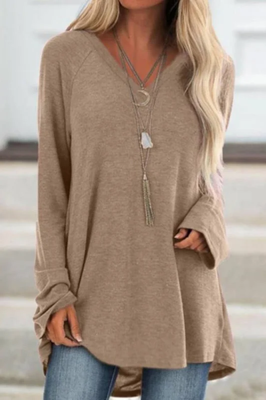Oversized Long Sleeve Crew Neck Pullover Top Alpaca Blend Soft