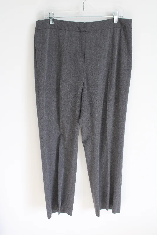 Style & Co. Gray Trouser Pant | 14 Petite Trousers sophisticated sleek