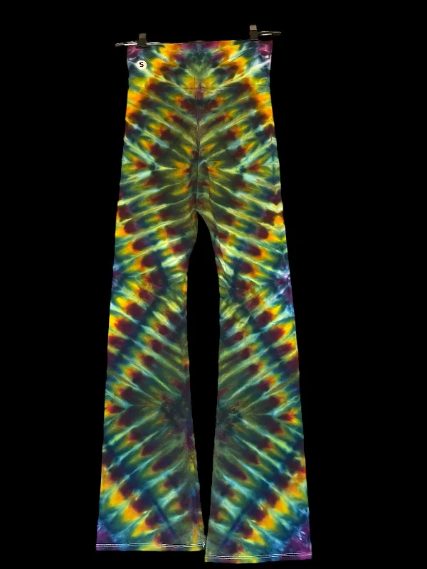 Flared Leggings Small Fashionable Floral Active Leggings