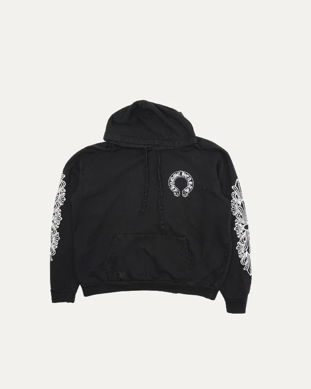 Horseshoe Logo Hoodie Hoodie Crop Top Short Trendy